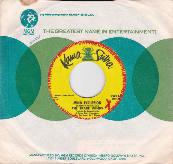 The Trade Winds : Mind Excursion / Little Susan's Dreamin' (7", Single, Mono)