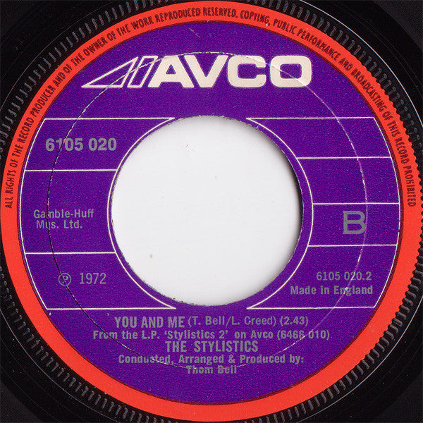 The Stylistics : Break Up To Make Up (7", Single, Pap)