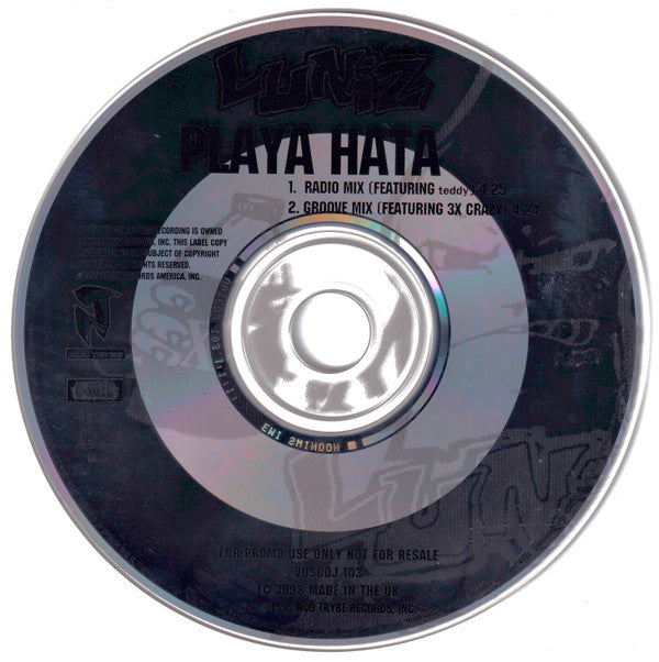 Luniz : Playa Hata (CD, Single, Promo, Car)