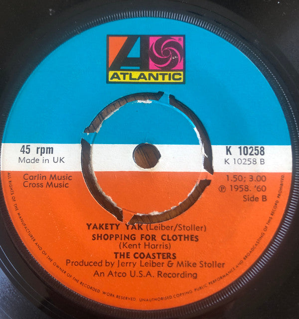 The Coasters : Poison Ivy (7", Maxi, 4-p)