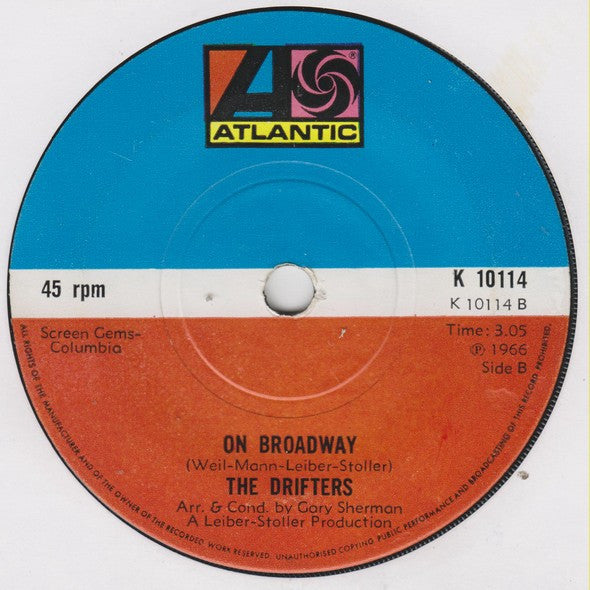 The Drifters : I'll Take You Where The Music's Playing (7", Single)
