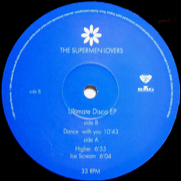 The Supermen Lovers : Ultimate Disco EP (12", EP)