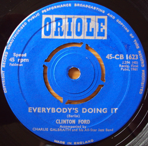 Clinton Ford : Too Many Beautiful Girls (7")