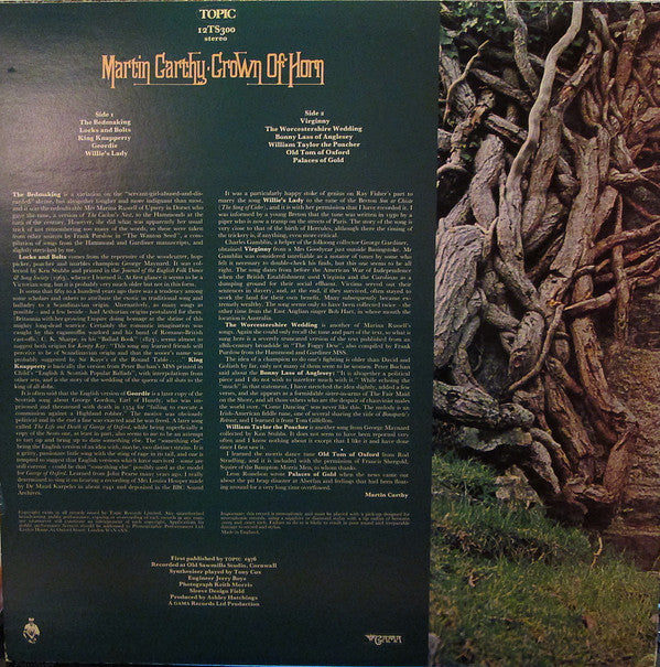 Martin Carthy : Crown Of Horn (LP, Album)