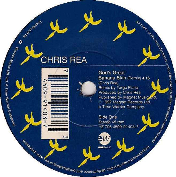 Chris Rea : God's Great Banana Skin (7", Single)