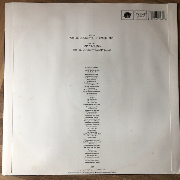Gail Ann Dorsey : Wasted Country (12", Single)