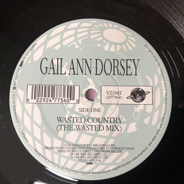 Gail Ann Dorsey : Wasted Country (12", Single)