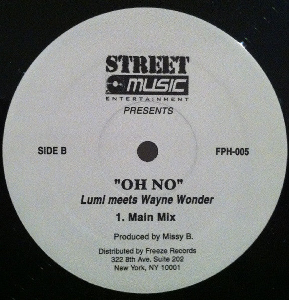 DJ Missy B / Lumi Meets Wayne Wonder : Crazy In Da Club / Oh No (12")