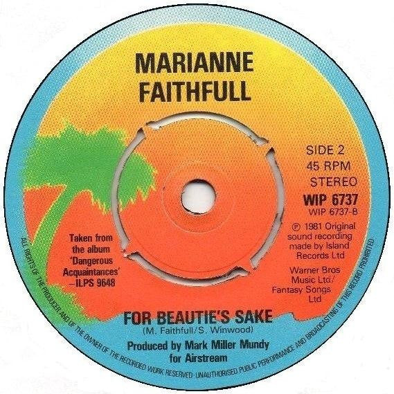 Marianne Faithfull : Intrigue (7", Single)