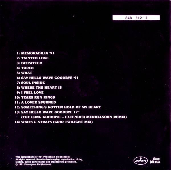 Soft Cell / Marc Almond : Memorabilia - The Singles (CD, Comp)