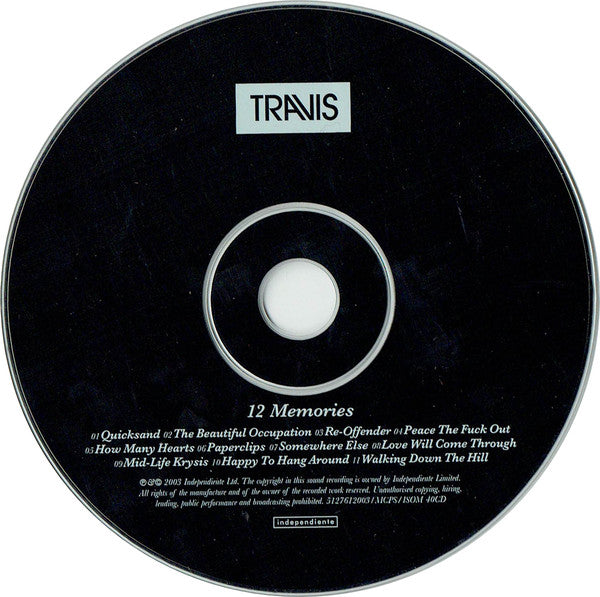 Travis : 12 Memories (CD, Album)