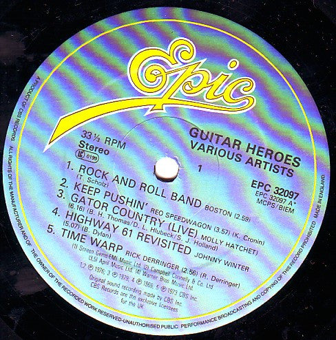 Various : Guitar Heroes (LP, Comp)