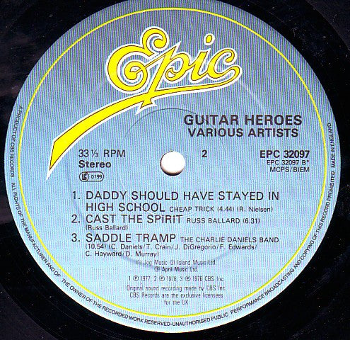 Various : Guitar Heroes (LP, Comp)
