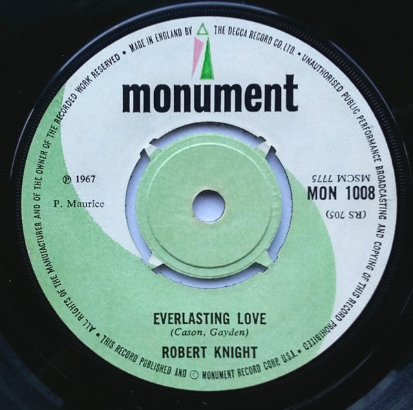 Robert Knight : Everlasting Love (7", Single)