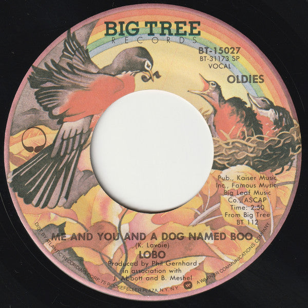 Lobo (3) : Me And You And A Dog Named Boo / She Didn't Do Magic (7", RE, Spe)