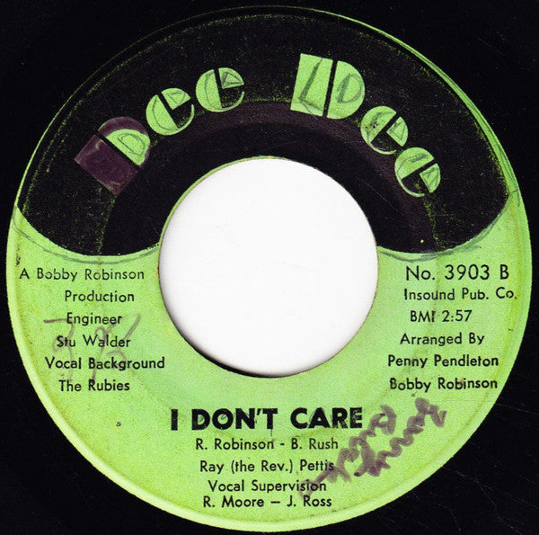 Ray Pettis : Hello There Pretty Baby / I Don't Care (7")