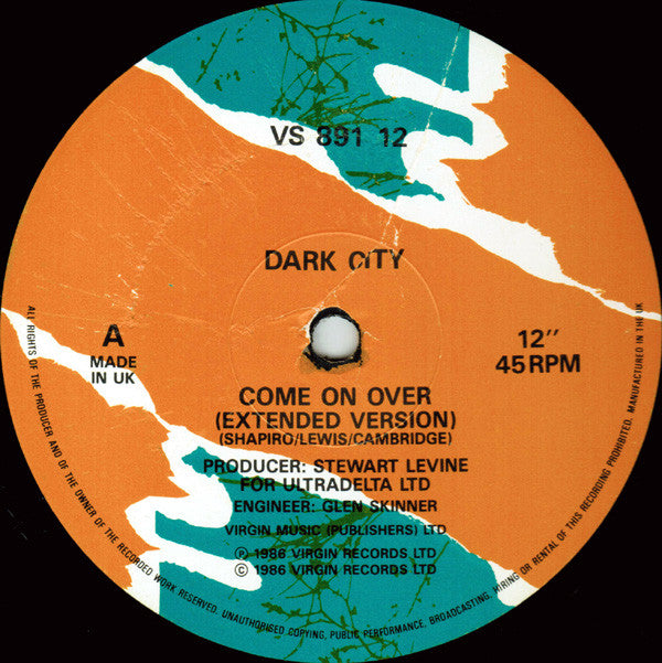Dark City (2) : Come On Over (12", Maxi)