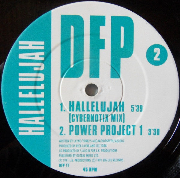 DFP : Hallelujah (12")