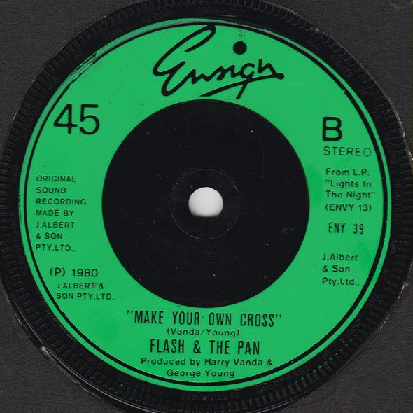 Flash & The Pan : Media Man (7", Single)