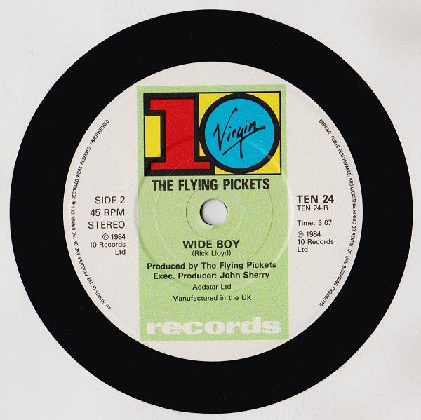 The Flying Pickets : So Close (7")