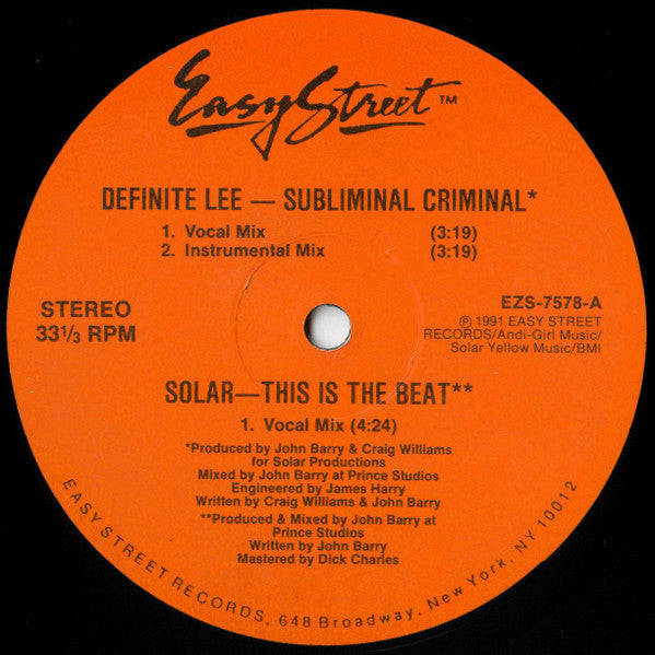 Various : Various (12")