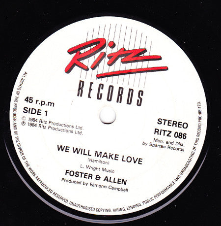 Foster & Allen : We Will Make Love (7")
