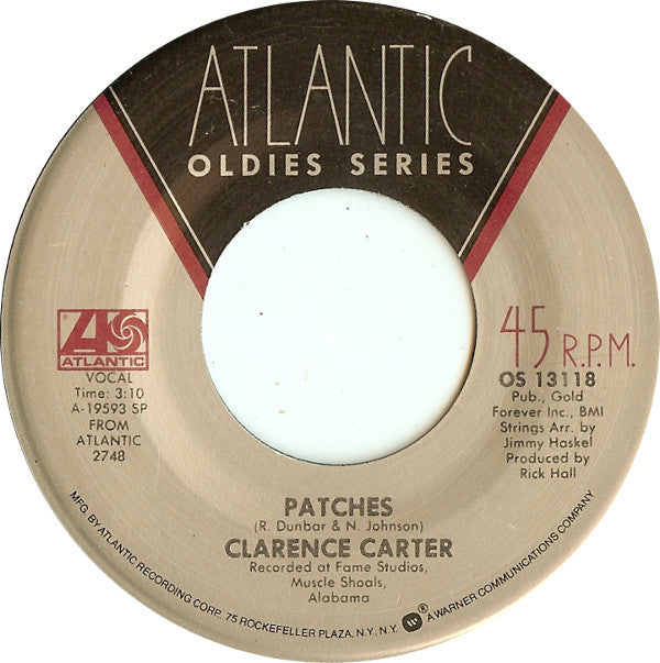 Clarence Carter : Too Weak To Fight / Patches (7", RE)