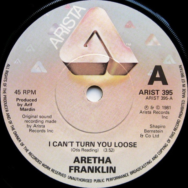 Aretha Franklin : United Together / I Can't Turn You Loose (7")