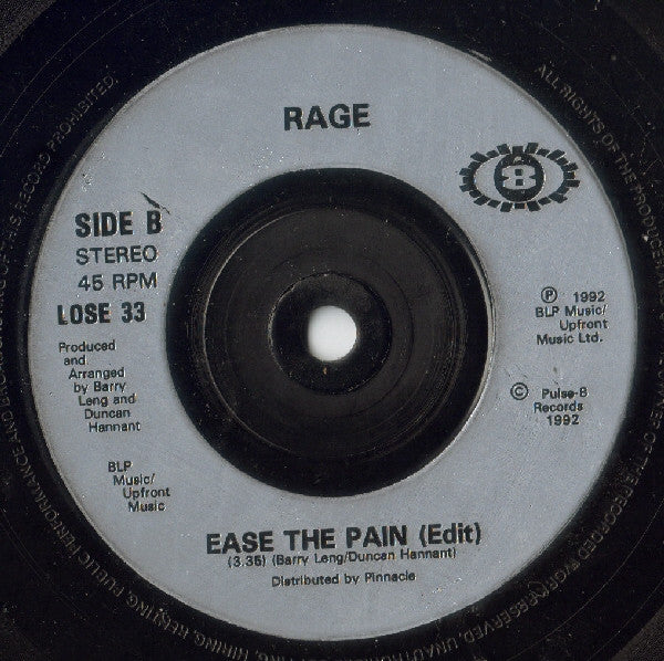 Rage : Run To You (7", Single)