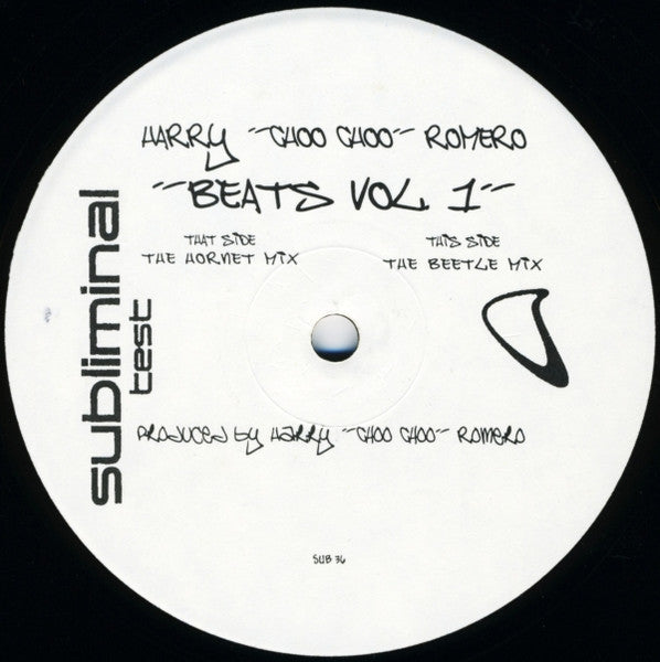 Harry "Choo Choo" Romero : Beats Vol. 1 (12", TP)
