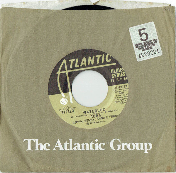 ABBA, Bjorn, Benny, Anna & Frida* : Waterloo (7", Single, RE)