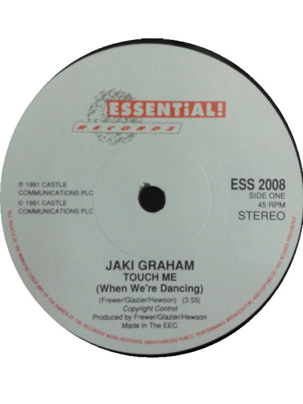 Jaki Graham : Touch Me (When We're Dancing) (7", Single)