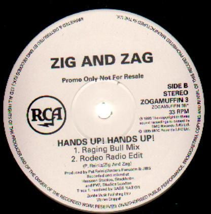 Zig & Zag : Hands Up! Hands Up! (12", Promo)