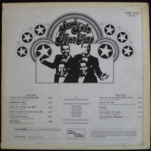 Four Tops : Soul Spin (LP, Album)