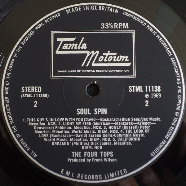 Four Tops : Soul Spin (LP, Album)