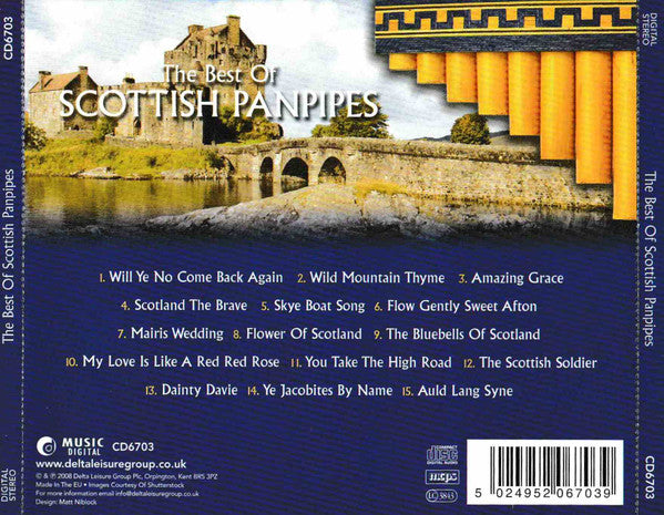 Various : The Best Of Scottish Panpipes (CD, Comp)