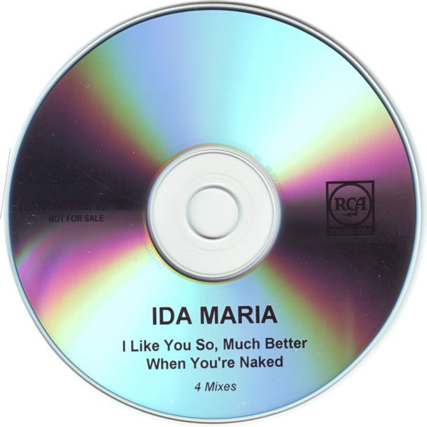 Ida Maria : I Like You So Much Better When You're Naked (CDr, Promo)