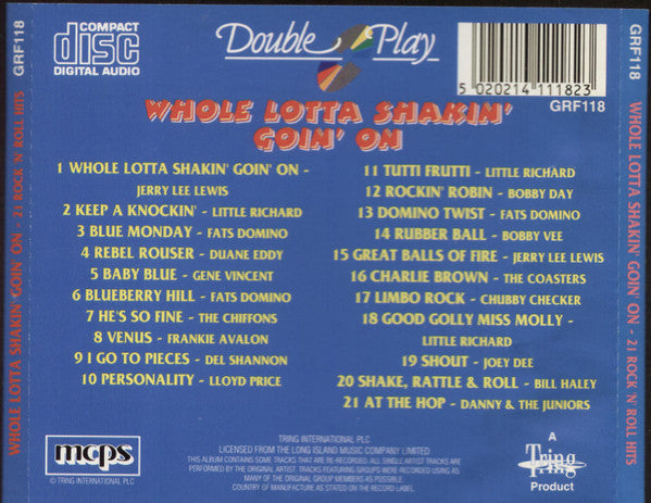 Various : Whole Lotta Shakin' Goin' On - 21 Rock 'N' Roll Hits (CD, Comp)
