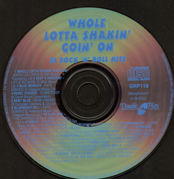 Various : Whole Lotta Shakin' Goin' On - 21 Rock 'N' Roll Hits (CD, Comp)