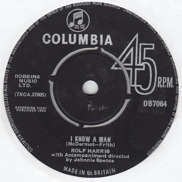 Rolf Harris : I Know A Man (7", Single)