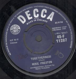 Mike Preston : Togetherness (7")