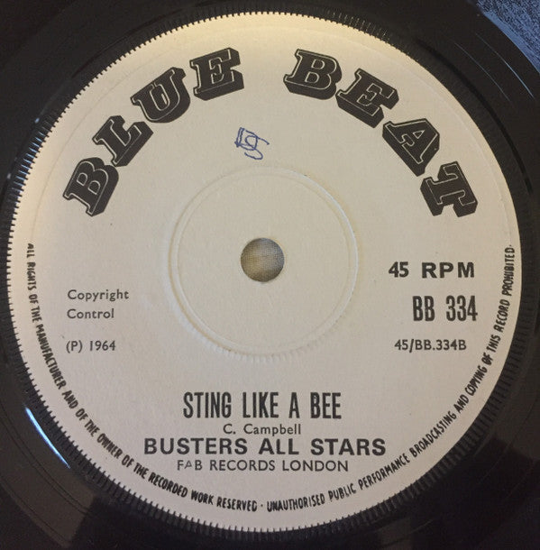 Prince Buster : Ten Commandments Of Man (7", Single, RE, Whi)