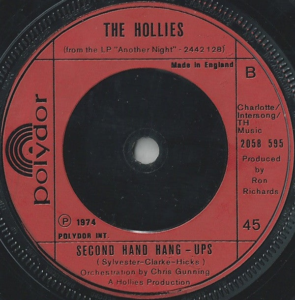 The Hollies : Sandy (4th Of July, Asbury Park) (7")