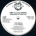 KMC (2) Featuring Dhany : Somebody To Touch Me (12", Promo)