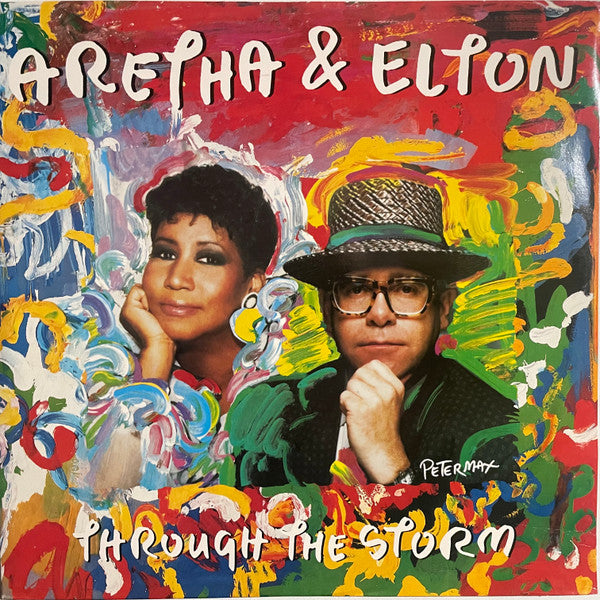 Aretha Franklin & Elton John : Through The Storm (12", EP)