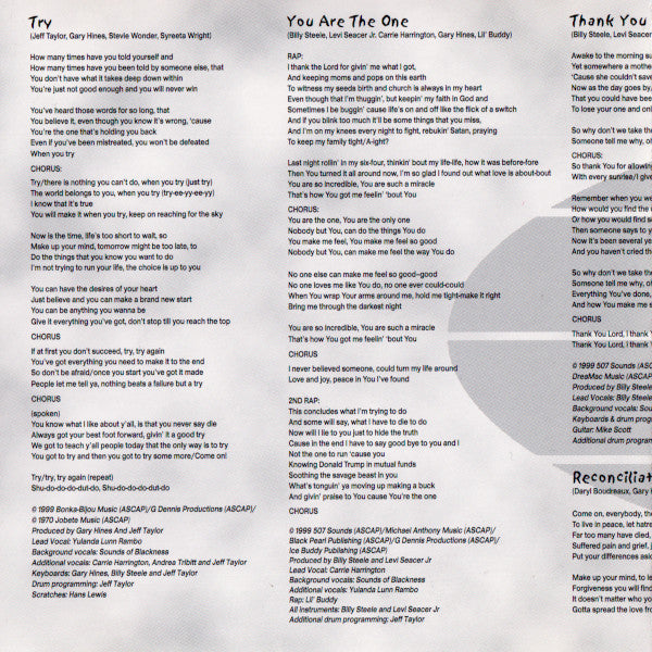 Sounds Of Blackness : Reconciliation (CD, Album)