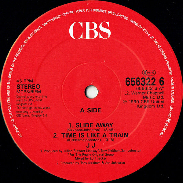 J.J. (9) : Slide Away (12", Single)