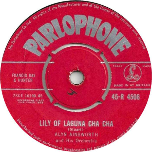 The Alyn Ainsworth Orchestra : Lily Of Laguna Cha Cha / The Flagwavers (7")