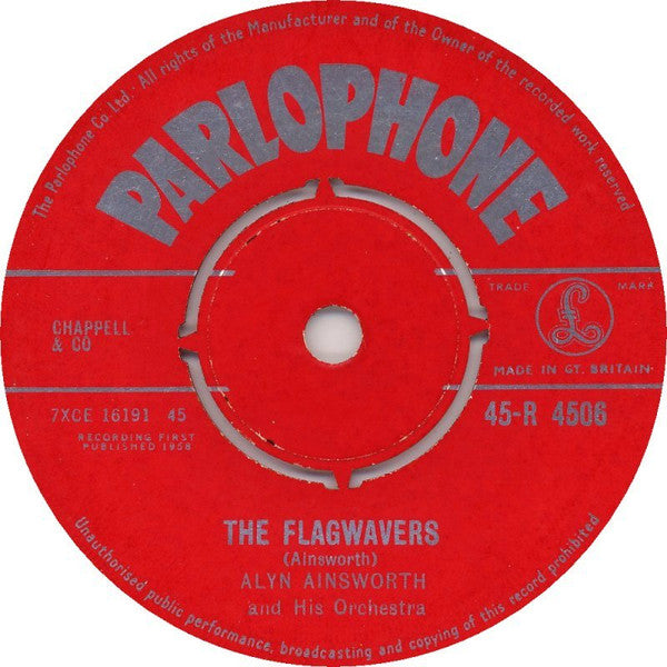 The Alyn Ainsworth Orchestra : Lily Of Laguna Cha Cha / The Flagwavers (7")