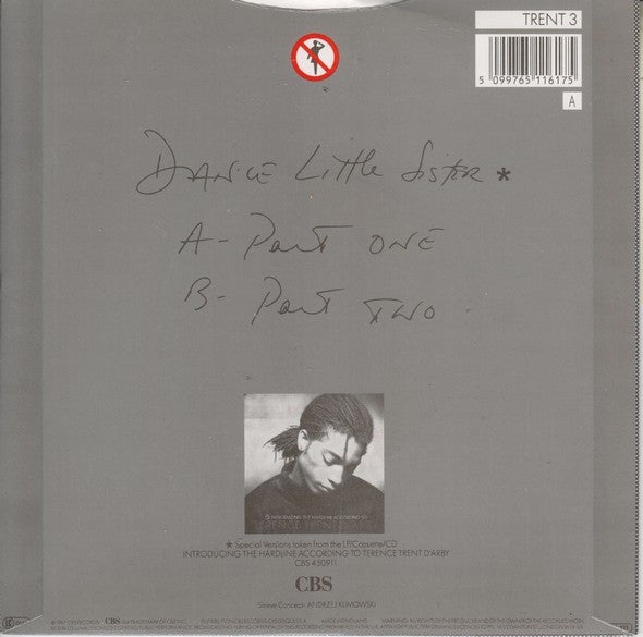 Terence Trent D'Arby : Dance Little Sister (7", Single)
